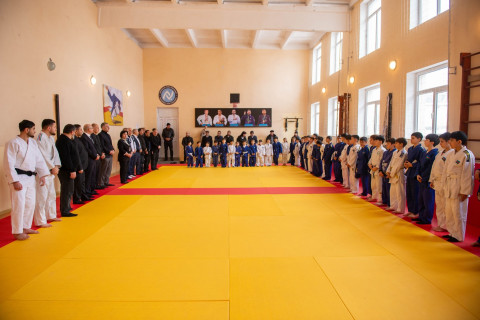 Qəbələnin Vəndam qəsəbəsində yeni cüdo zalı istifadəyə verilib