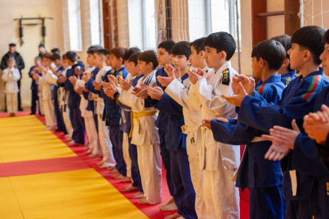 Qəbələnin Vəndam qəsəbəsində yeni cüdo zalı istifadəyə verilib