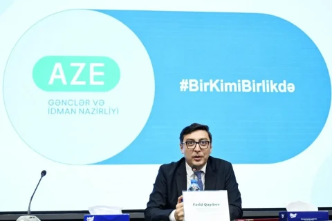 Fərid Qayıbov son iki ay ərzində beynəlxalq yarışlarda yüksək nəticələr əldə etmiş idmançılarla görüşüb