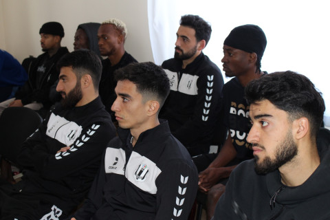 AFFA Hakimlər Komitəsi “Karvan-Yevlax”ın məşqçi və futbolçu heyəti üçün seminar təşkil edib - FOTO