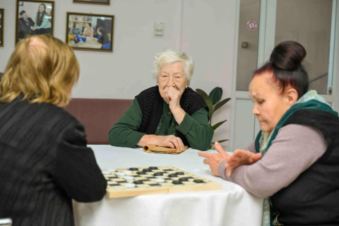 “İdman həftəsi” çərçivəsində ahıl şəxslər üçün dama yarışı keçirilib - FOTO