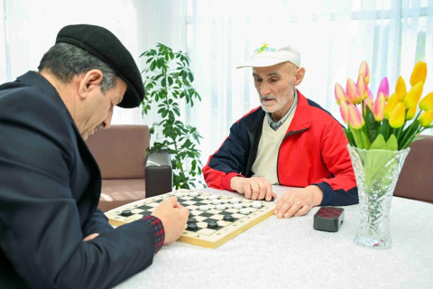 “İdman həftəsi” çərçivəsində ahıl şəxslər üçün dama yarışı keçirilib - FOTO
