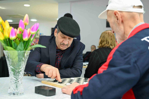 “İdman həftəsi” çərçivəsində ahıl şəxslər üçün dama yarışı keçirilib - FOTO