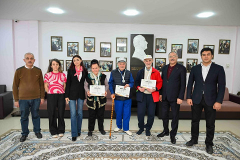 “İdman həftəsi” çərçivəsində ahıl şəxslər üçün dama yarışı keçirilib - FOTO