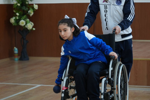 Fiziki məhdudiyyətli idmançılar arasında boccia yarışının qalibləri məlum olub
