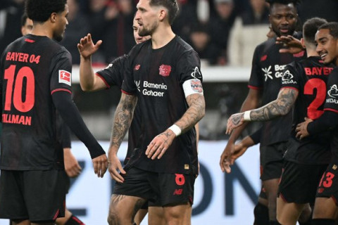 "Байер" минимально обыграл "Гамбург" в матче Бундеслиги