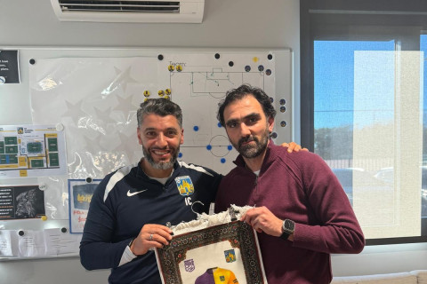 Vaqif Cavadov Belçikada təcrübə keçdi - FOTO