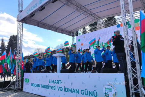 Qazaxda “İdman Paytaxtı”nın açılış mərasimi keçirilir - FOTO/VİDEO