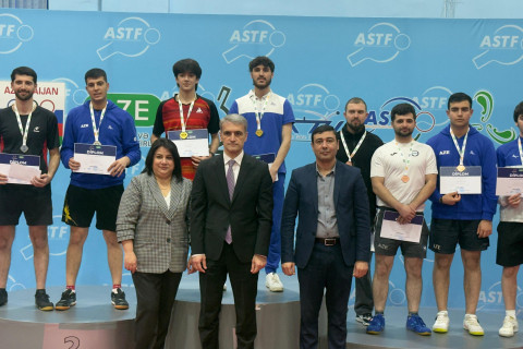 Завершился чемпионат Азербайджана по настольному теннису
