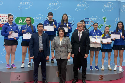 Завершился чемпионат Азербайджана по настольному теннису