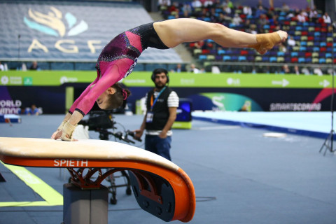 İki azərbaycanlı gimnast Dünya Kubokunda çıxışını yekunlaşdırıb - FOTO/VİDEO