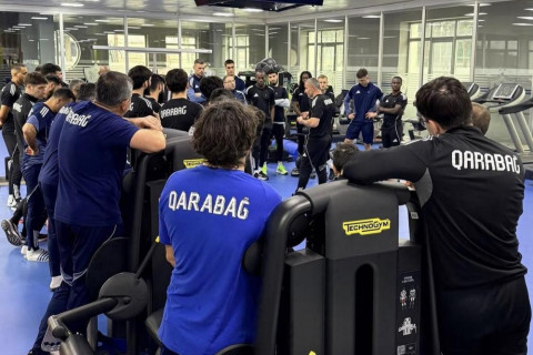 Qazaxıstanlı məşqçidən etiraf: “Qarabağ” başqa səviyyədir” - FOTO