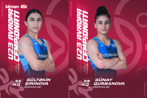 Две азербайджанские спортсменки вышли в финал чемпионата Европы U-23 по борьбе