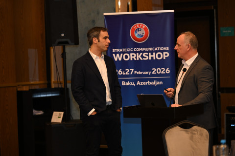 Bakıda UEFA-nın Strateji Kommunikasiyalar seminarı keçirilib - FOTO