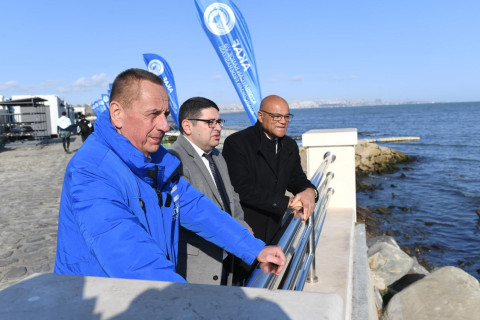 Beynəlxalq federasiya rəhbərləri Bakıda avarçəkmə məşqlərini izləyiblər