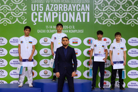 Чемпионат Азербайджана по борьбе: определились победители в шести весовых категориях - ФОТО