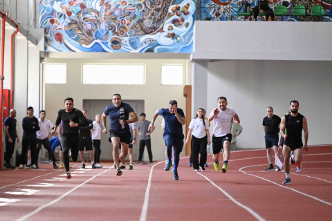 Dövlət qurumlarının əməkdaşları arasında atletika yarışı keçirilib - FOTO