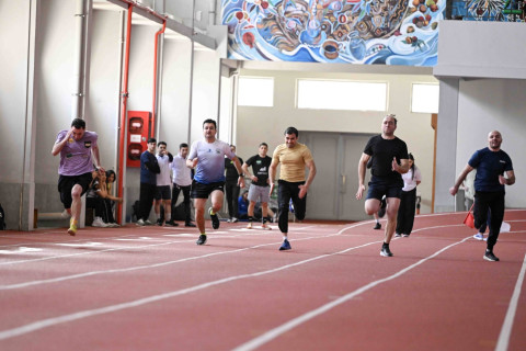 Dövlət qurumlarının əməkdaşları arasında atletika yarışı keçirilib - FOTO