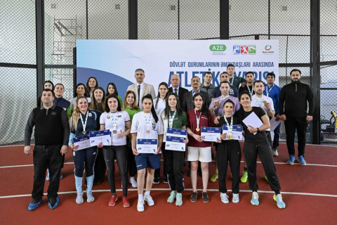 Dövlət qurumlarının əməkdaşları arasında atletika yarışı keçirilib - FOTO