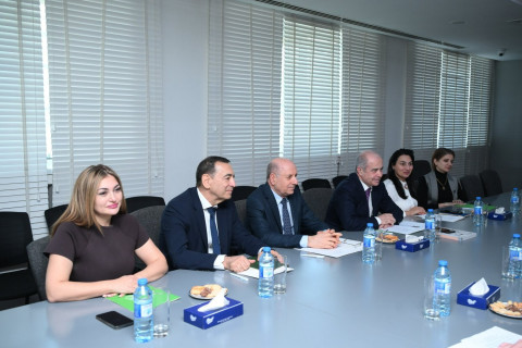 Çinin Hunan əyalətinin nümayəndə heyəti Azərbaycan İdman Akademiyasında olub - FOTO