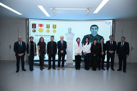 Çinin Hunan əyalətinin nümayəndə heyəti Azərbaycan İdman Akademiyasında olub - FOTO