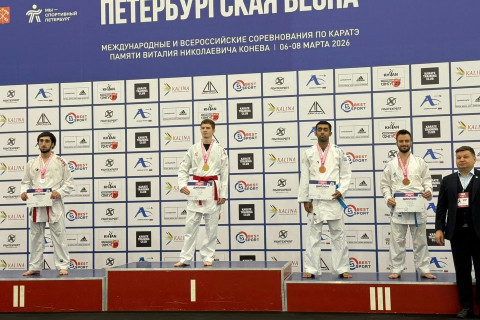 Karate üzrə yığmamız Rusiyadakı turnirdə ikinci olub