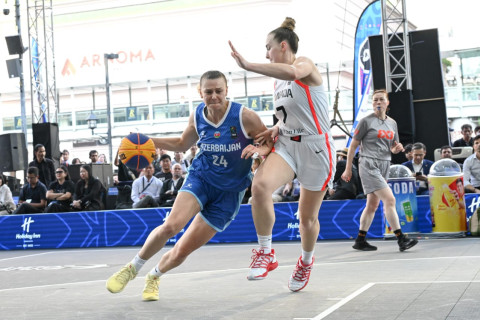 Azərbaycanın 3x3 basketbol millisi Çempionlar Kubokunda ilk qələbəsini qazanıb - YENİLƏNİB + FOTO