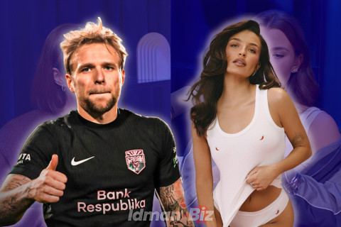 “Sabah”ın futbolçusunun adı aktrisa ilə hallandı - VİDEO