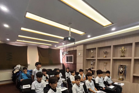 Ordu İdman Klubunda gənc futbolçulara sosial və ekoloji maarifləndirmə təlimi keçirilib - FOTO