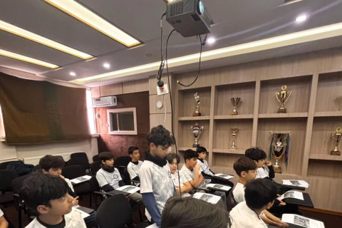 Ordu İdman Klubunda gənc futbolçulara sosial və ekoloji maarifləndirmə təlimi keçirilib - FOTO