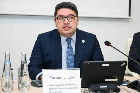 Vüqar Əhmədov növbəti dörd il müddətinə Azərbaycan Su İdmanı Növləri Federasiyasının prezidenti seçilib - FOTO