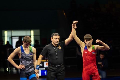 U-15 Azərbaycan çempionatında altı çəki dərəcəsində qaliblər müəyyənləşdi - YENİLƏNİR + FOTO