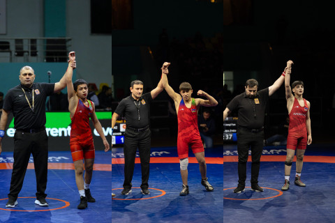 U-15 Azərbaycan çempionatında üç çəki dərəcəsində qaliblər müəyyənləşdi - YENİLƏNİR