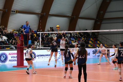 Voleybol üzrə Azərbaycan birinciliyində çempionlar bəlli olub - FOTO