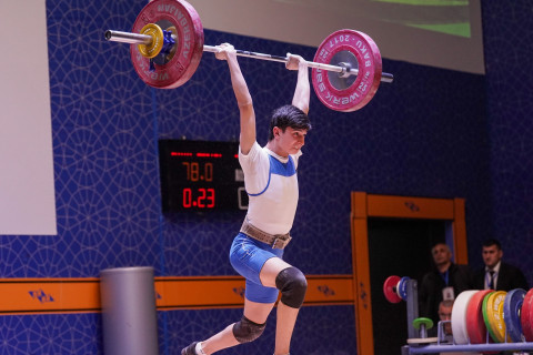 Azərbaycan çempionatı: Kişi ağırlıqqaldıranlar arasında qaliblər müəyyənləşib - FOTO