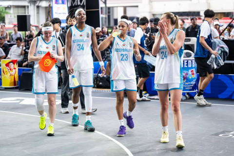 Azərbaycanın 3x3 basketbol millisi Çempionlar Kubokunda gümüş medal qazanıb - YENİLƏNİB + FOTO