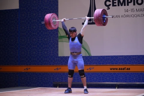 Ağırlıqqaldırma üzrə Azərbaycan çempionatına yekun vurulub - YENİLƏNİB + FOTO