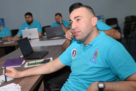 Faiq Əzizovun rəhbərliyi ilə UEFA B kateqoriyalı qapıçı məşqçisi kursu keçirilib - FOTO