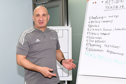 Faiq Əzizovun rəhbərliyi ilə UEFA B kateqoriyalı qapıçı məşqçisi kursu keçirilib - FOTO