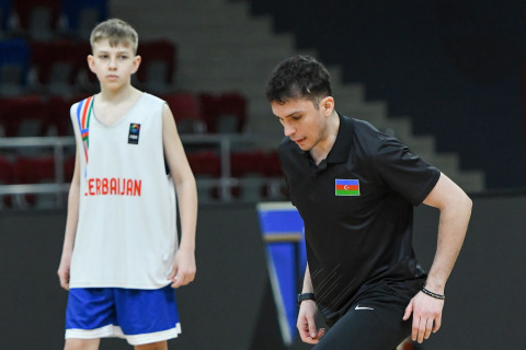 Bakıda məşqçilər üçün basketbol seminarı keçirilib - FOTO