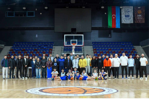 Bakıda məşqçilər üçün basketbol seminarı keçirilib - FOTO