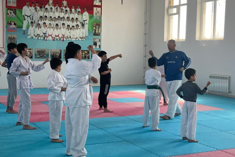 Lökbatan bazasında şotakan karate-do üzrə ustad dərsi keçirilib - FOTO