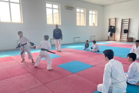 Lökbatan bazasında şotakan karate-do üzrə ustad dərsi keçirilib - FOTO