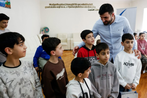 Paralimpiyaçılar valideyn himayəsindən məhrum uşaqlarla görüşüb - FOTO