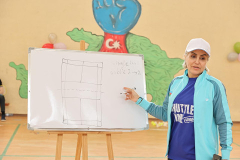 Şirvanda BWF-nin “Shuttle Time” layihəsi çərçivəsində badminton təlimləri keçirilib - FOTO