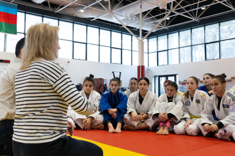 Azərbaycanın yeniyetmə cüdoçuları üçün maarifləndirici görüş keçirilib - FOTO