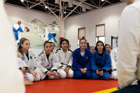 Azərbaycanın yeniyetmə cüdoçuları üçün maarifləndirici görüş keçirilib - FOTO