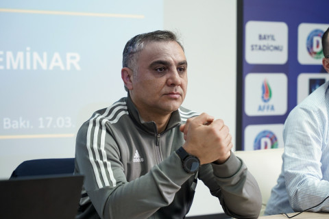 AFFA və Bakı Futbol Federasiyasının birgə təşkilatçılığı ilə məşqçi kursları başlayıb - FOTO