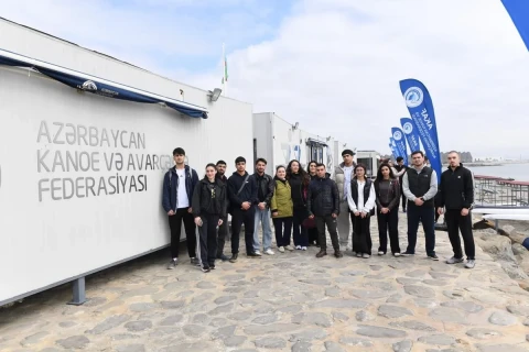 Bakı Avarçəkmə və Kanoe İdman Klubunda tələbələr üçün təlim keçirilib