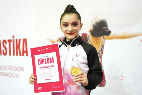Azərbaycanda bədii gimnastika üzrə açıq regional birinciliyin yeniyetmələr kateqoriyasının qalibləri məlum oldu - YENİLƏNİB + FOTO/VİDEO